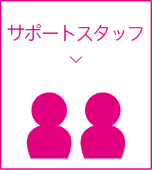 サポートスタッフ×1～２名